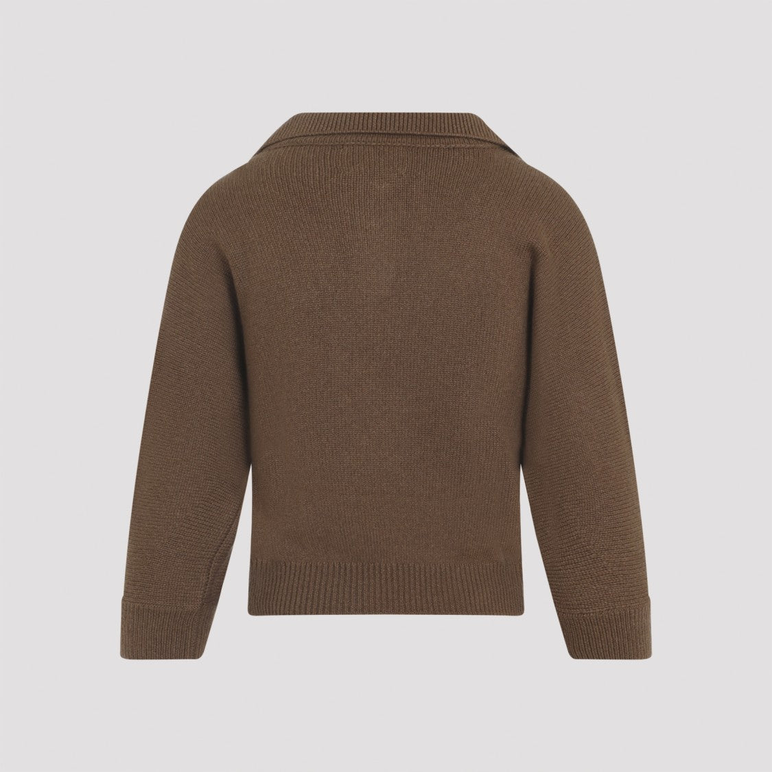 Khaite Cashmere Knit Sweater With Open Collar