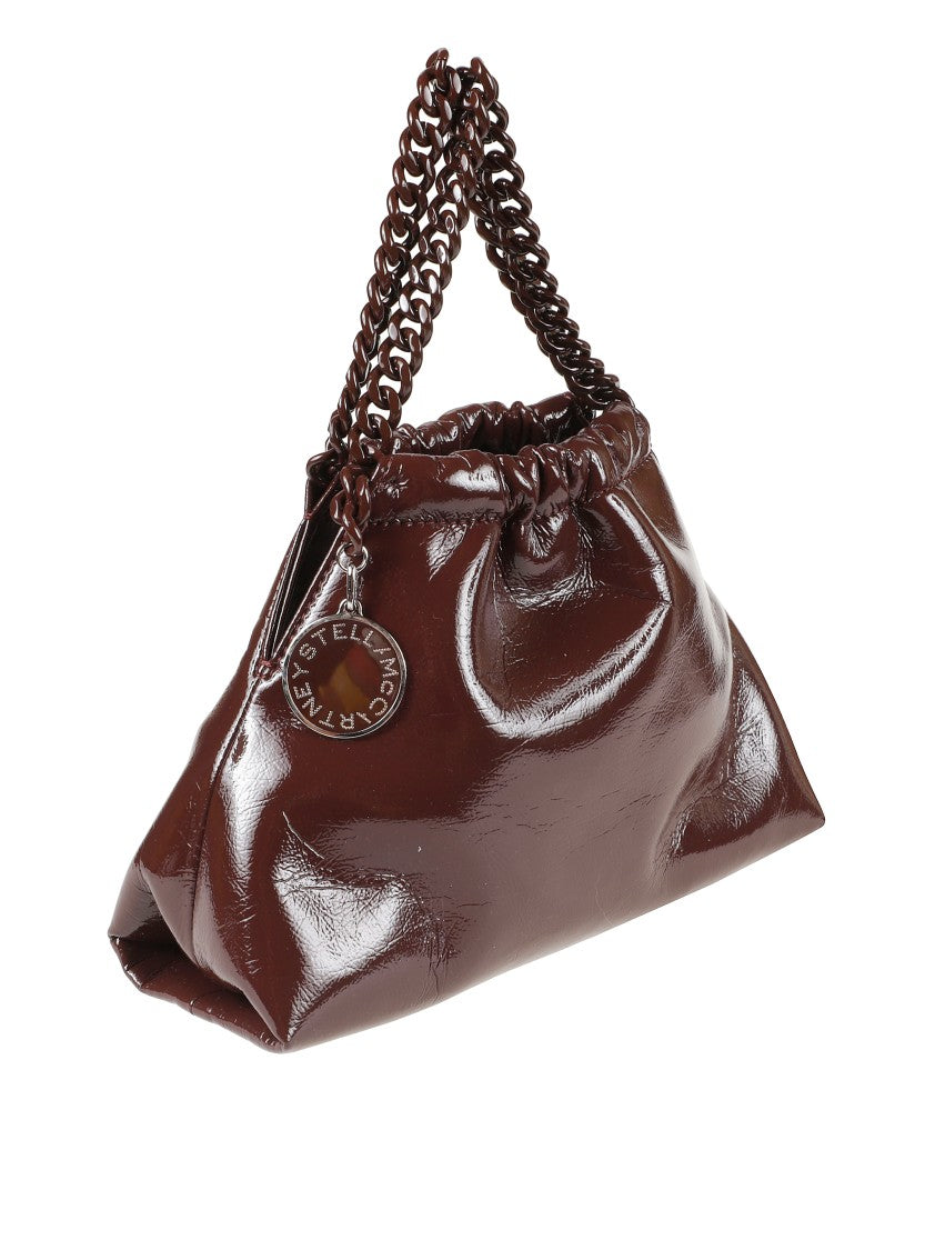 Stella Mccartney Brown Handbag With Chain Handle