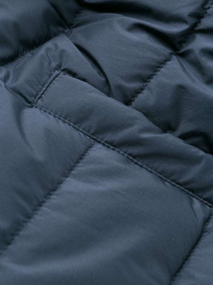 Herno Woven Puffer Jacket With Feather Insulation