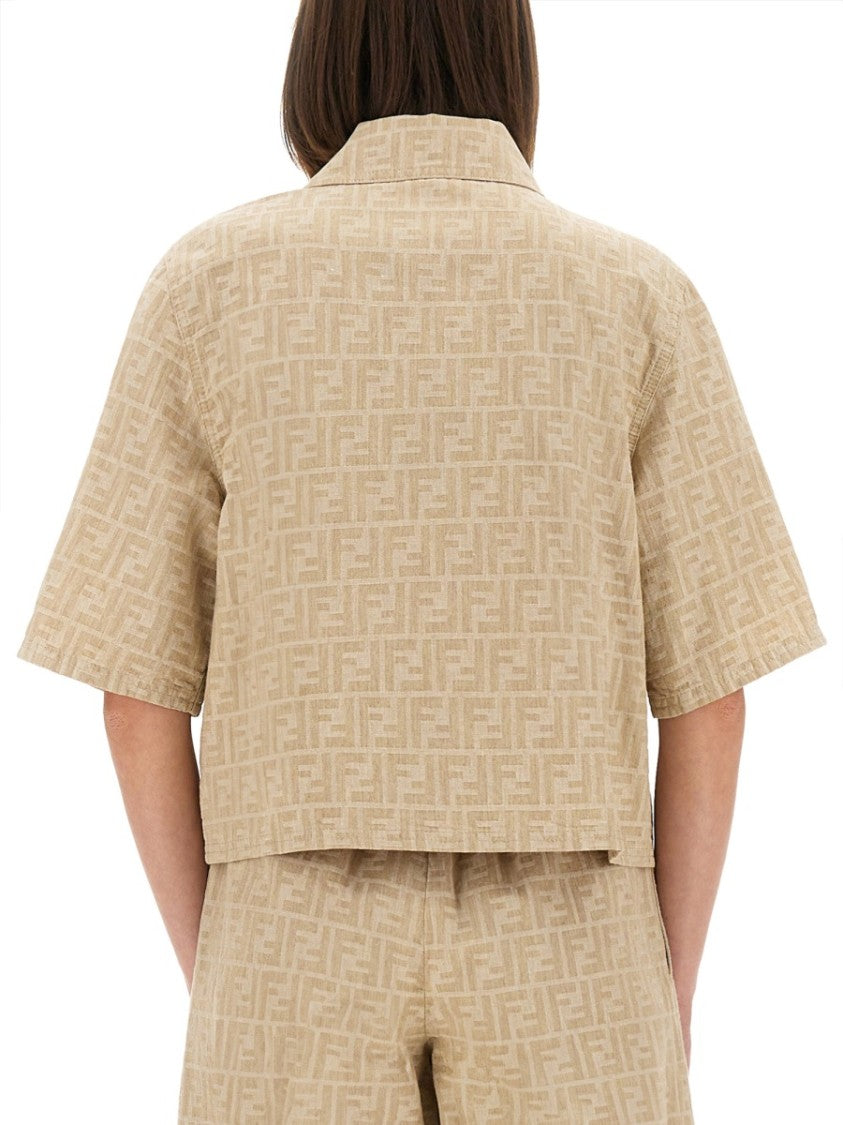 Fendi Ff Chambray Jacket