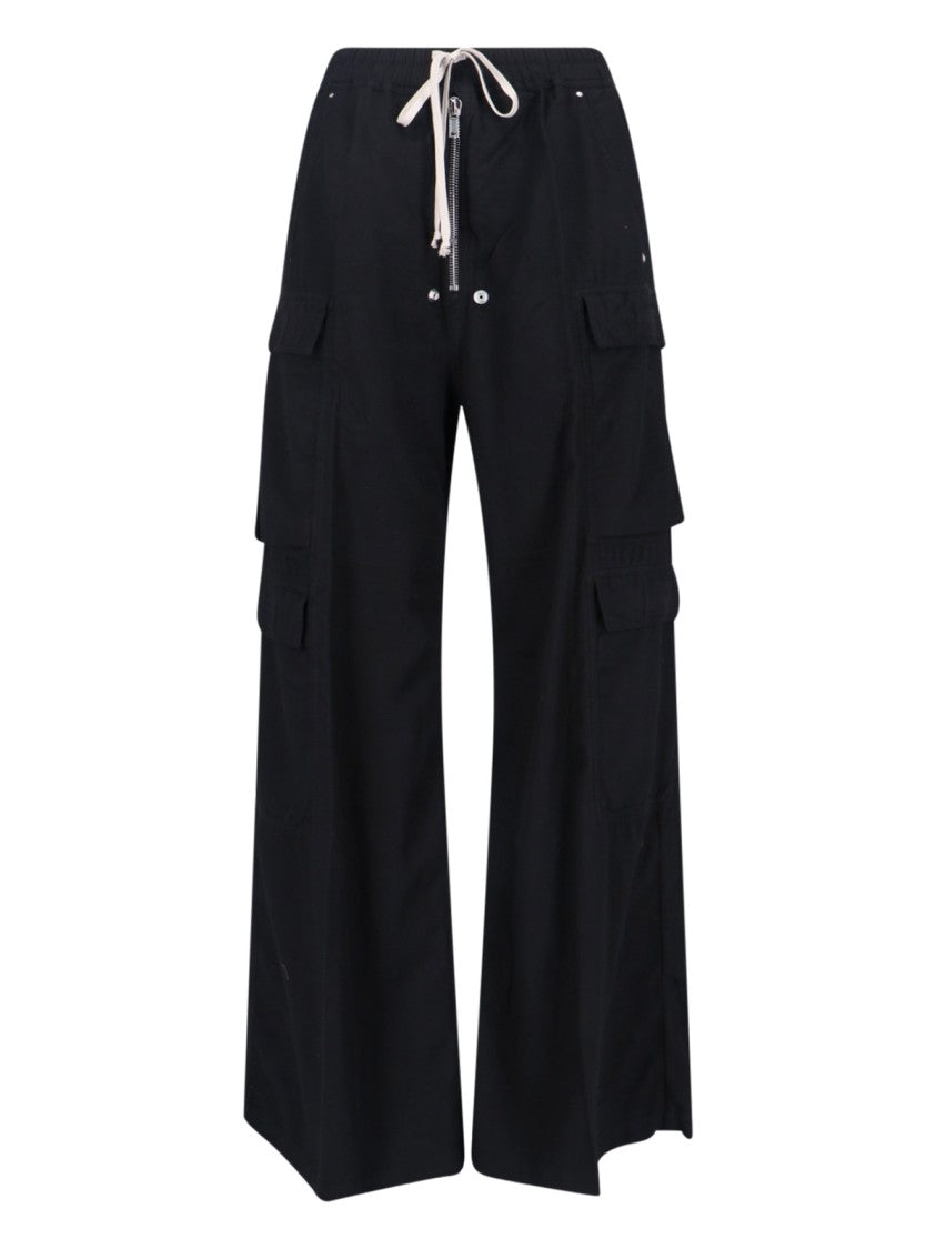 Drkshdw By Rick Owens Jumbo Belas Cargo Pants – Black