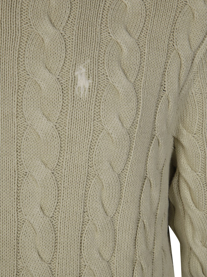 Polo Ralph Lauren Classic Round Neck Cable-Knit Sweater