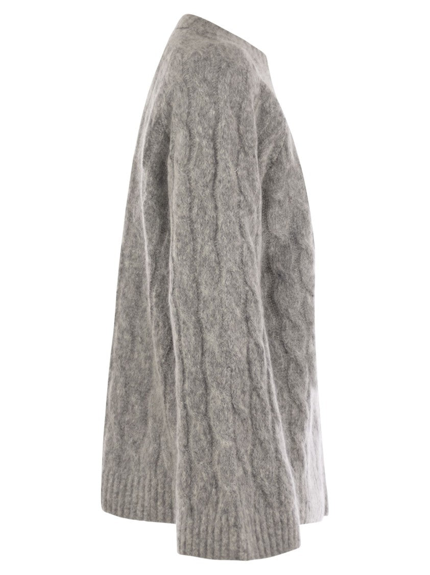 Brunello Cucinelli Wool And Mohair Sweater With Monili