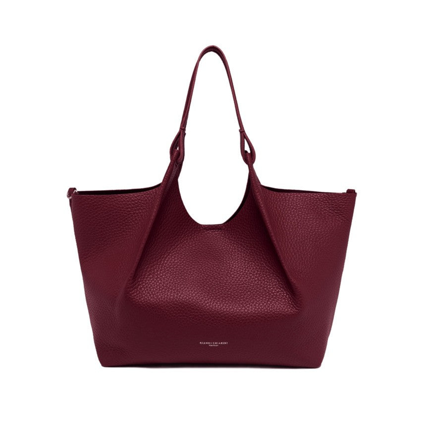 Gianni Chiarini Textured Double Leather Shoulder Bag With Internal Pouch