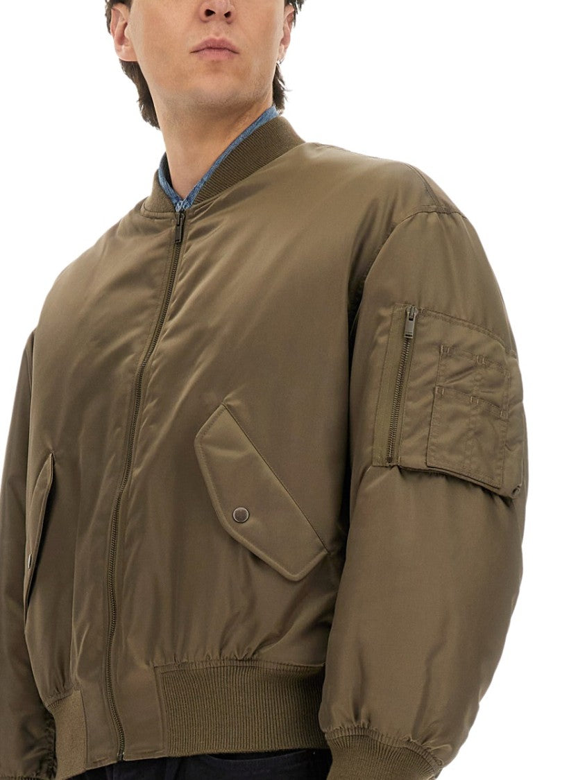 Saint Laurent Water-Repellent Bomber Jacket