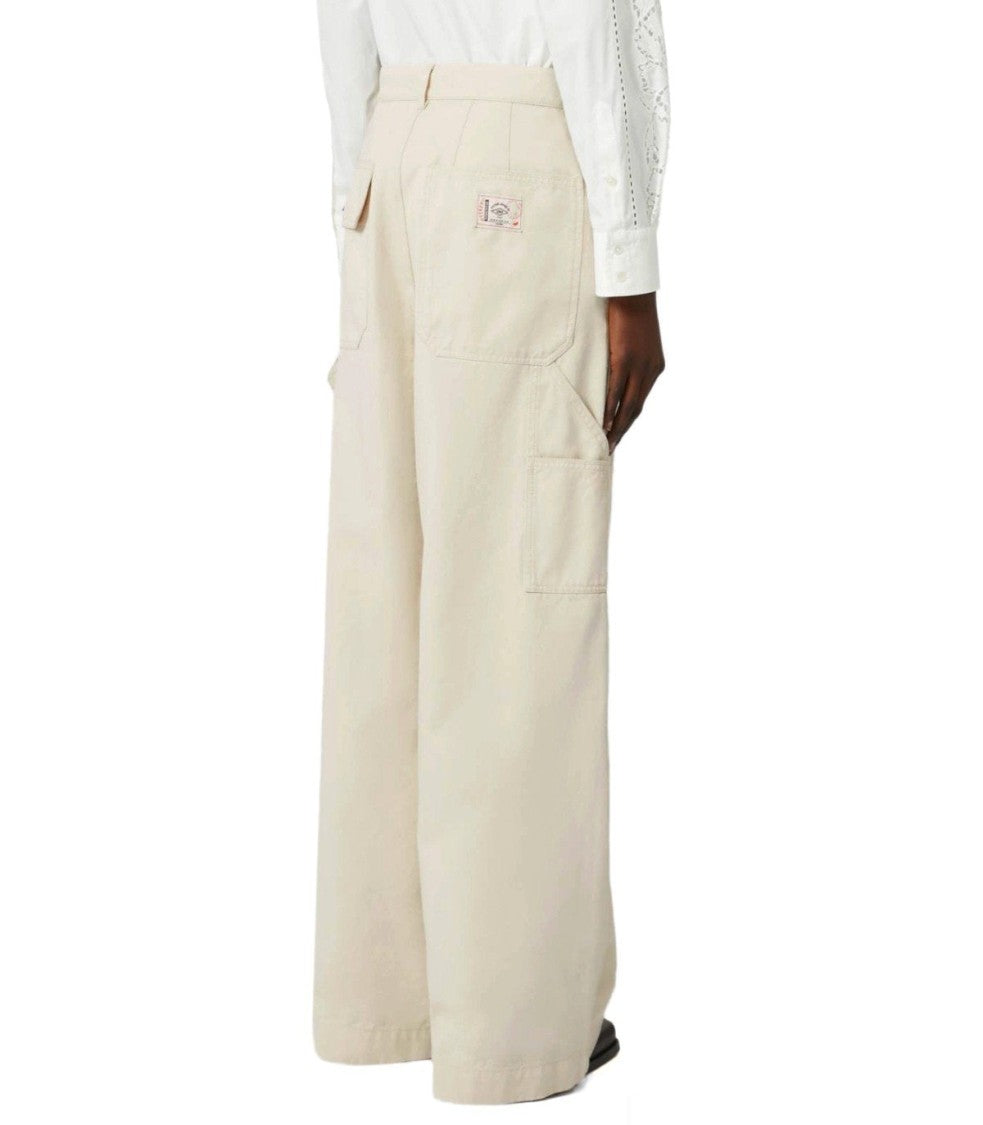 Max Mara Caronte Ivory Trousers