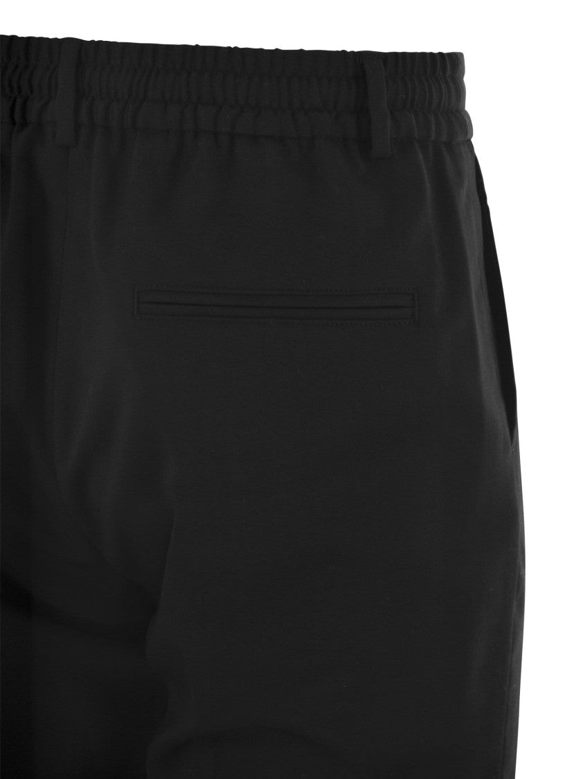 Peserico Wool-Blend Flannel Trousers