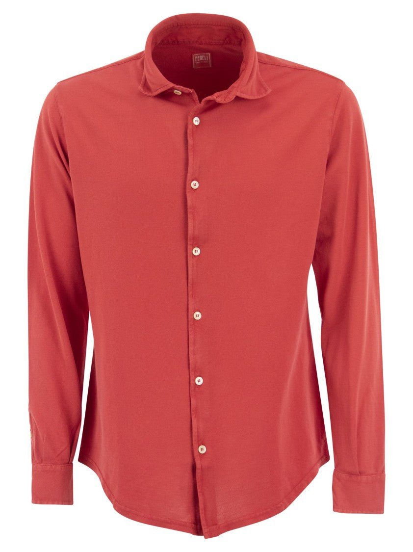 Fedeli Robert - Cotton Piqué Shirt