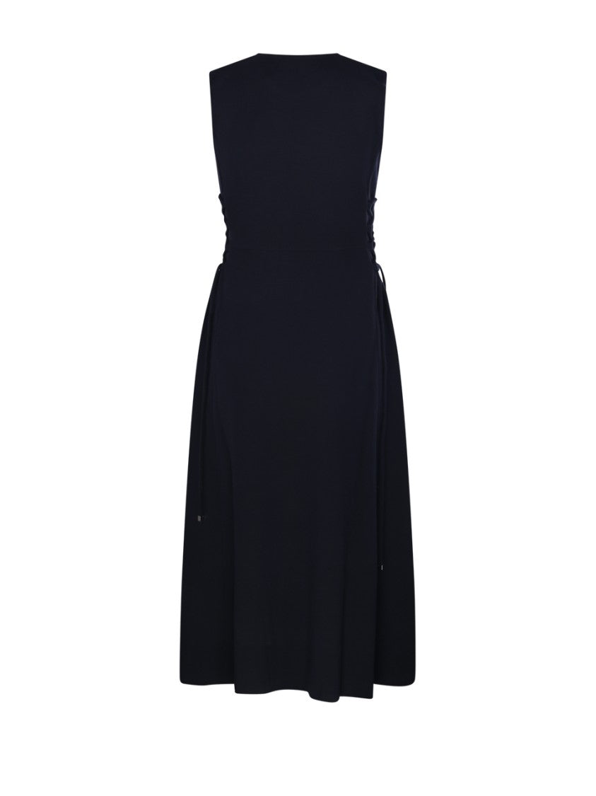 Max Mara Fitted Black Midi Dress