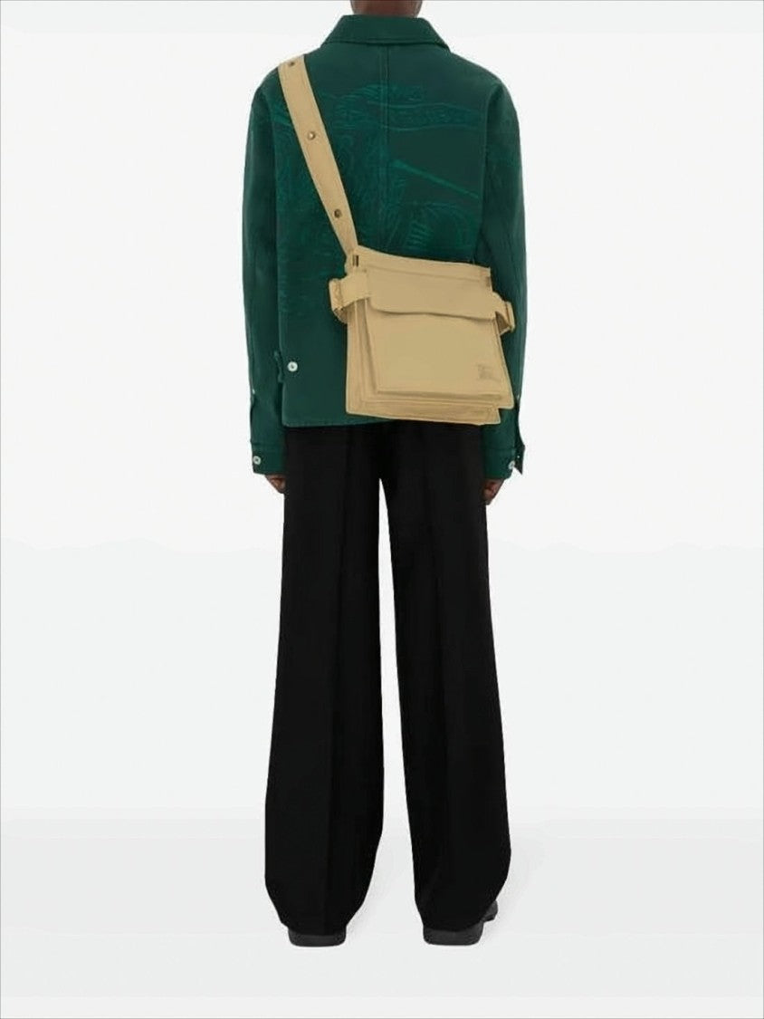 Burberry Structured Crossbody Bag With Adjustable Strap