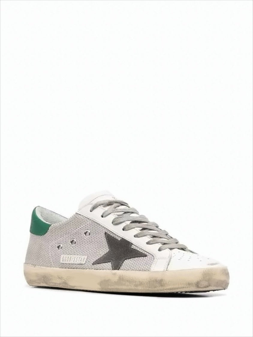 Golden Goose Low-Top Sneakers With Distressed Finish And Contrast Accents