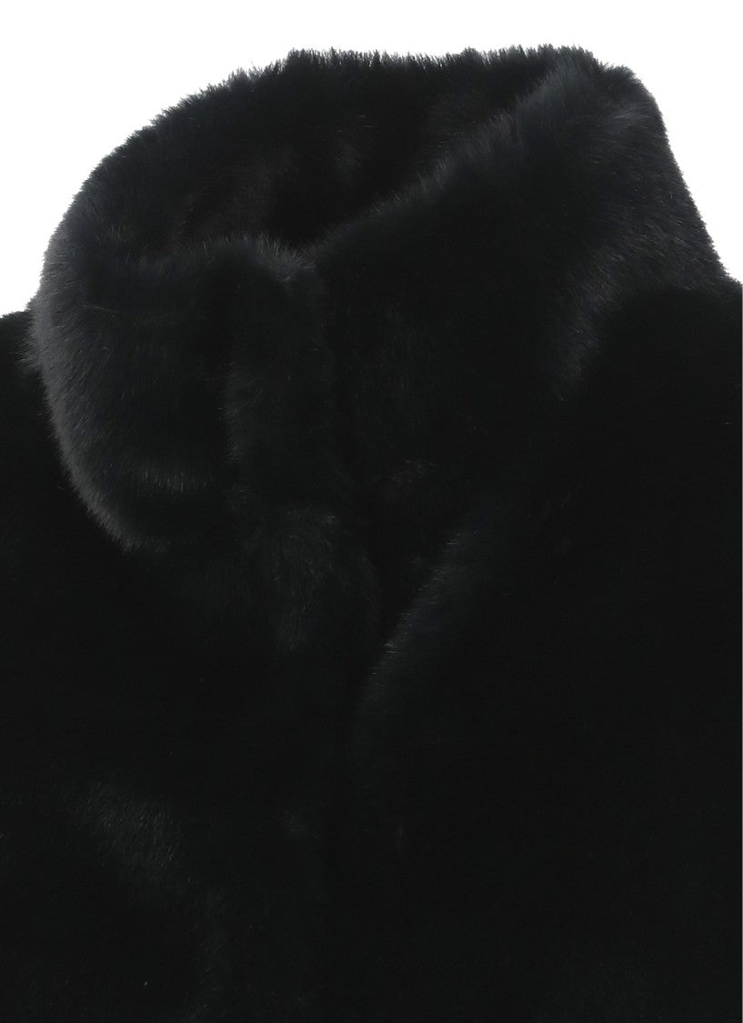 Herno Synth Fur Sleeveless Jacket