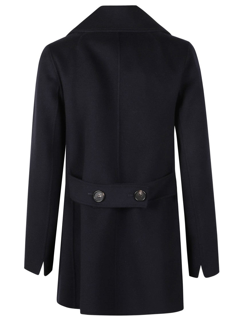Max Mara Tailored Double-Breasted Coat With Wide Lapel