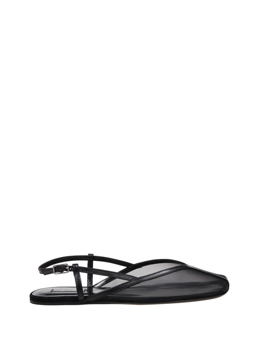 Ami Pointed Toe Slingback Shoes