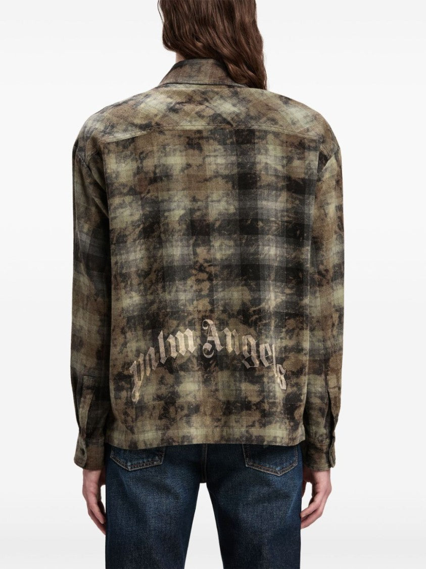 Palm Angels Shirt With Checked Print