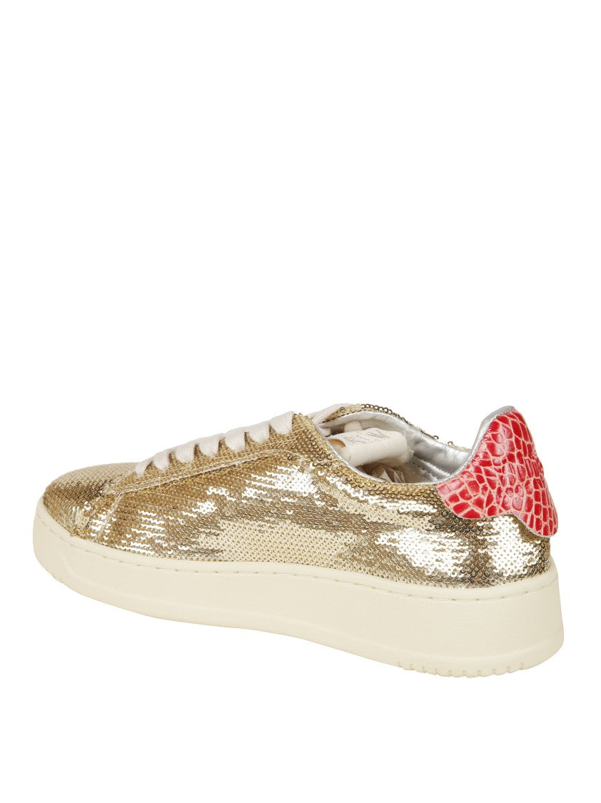 Autry Metallic Gold Sneakers