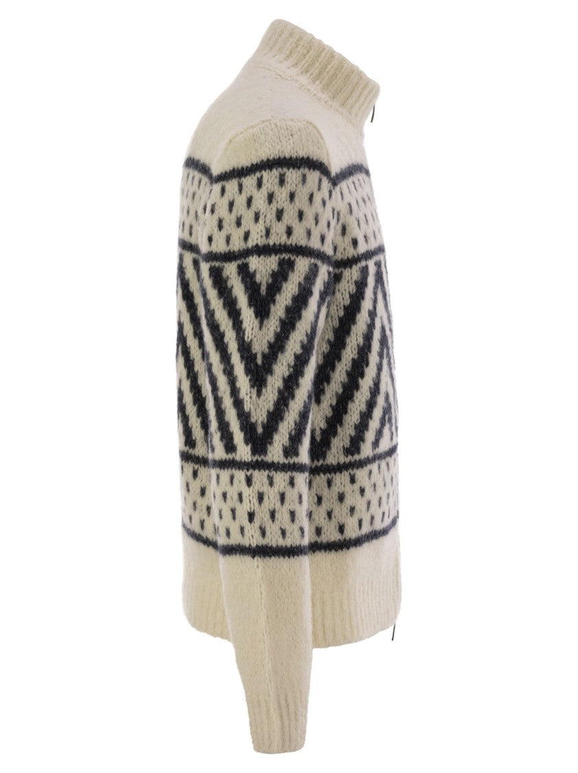 Peserico Alpaca And Cotton Yarn Jersey