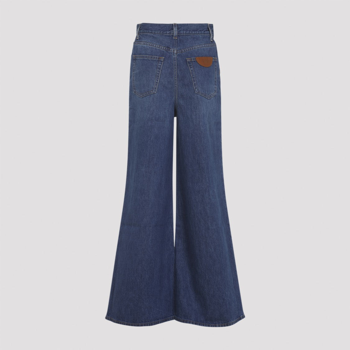 Chloé High-Waist Wide-Leg Denim Jeans