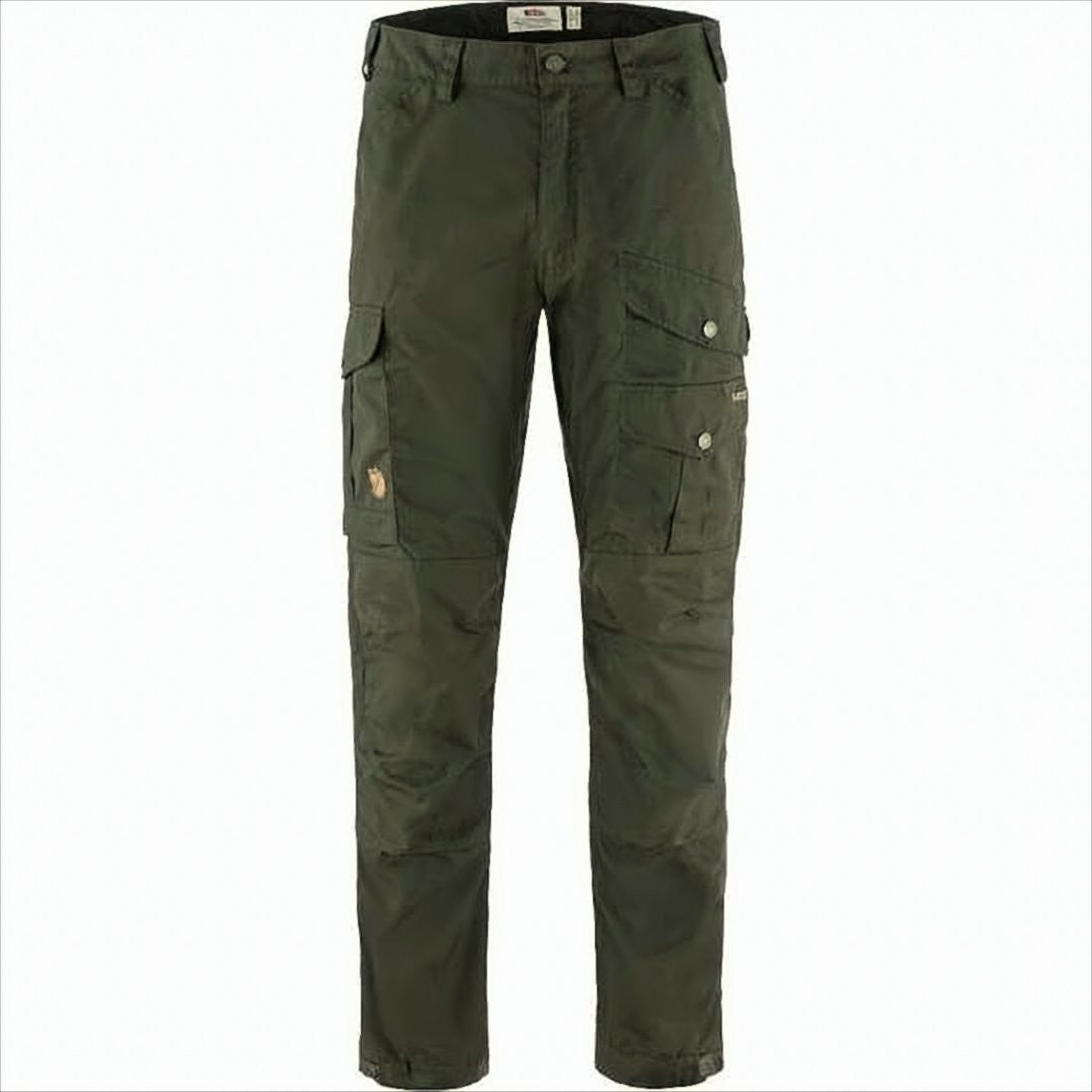 Fjallraven Kanken Straight Pants With Cargo Pockets And Adjustable Hem
