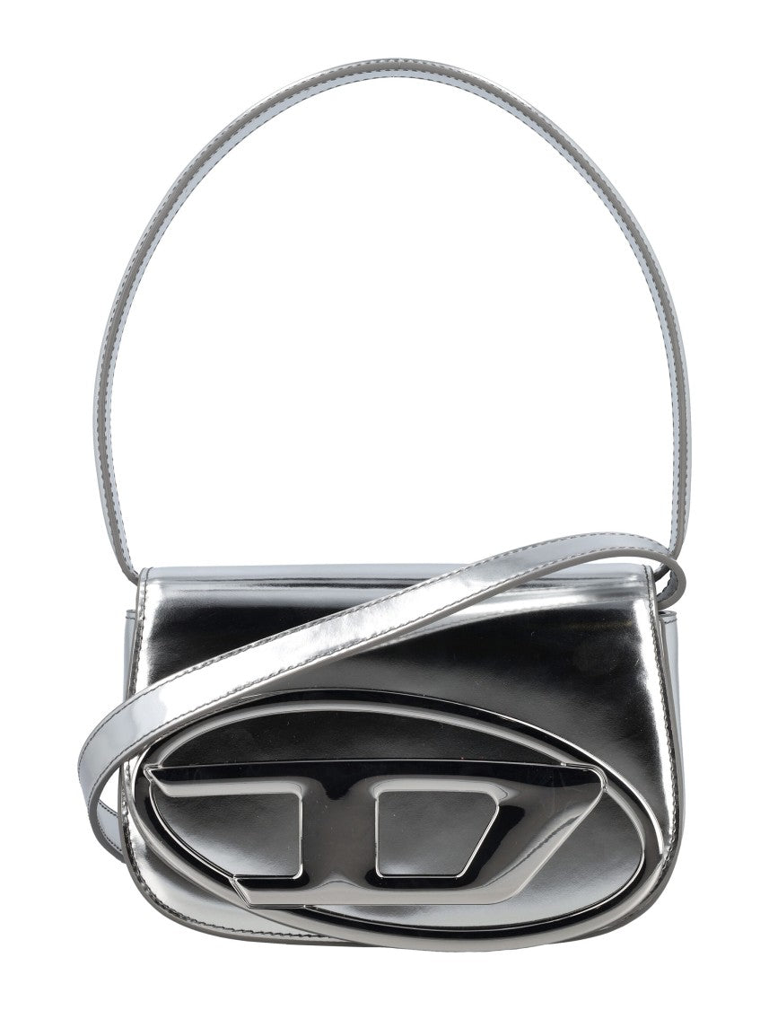 Diesel 1 Dr Mirror Leather Reflective Leather Shoulder Bag