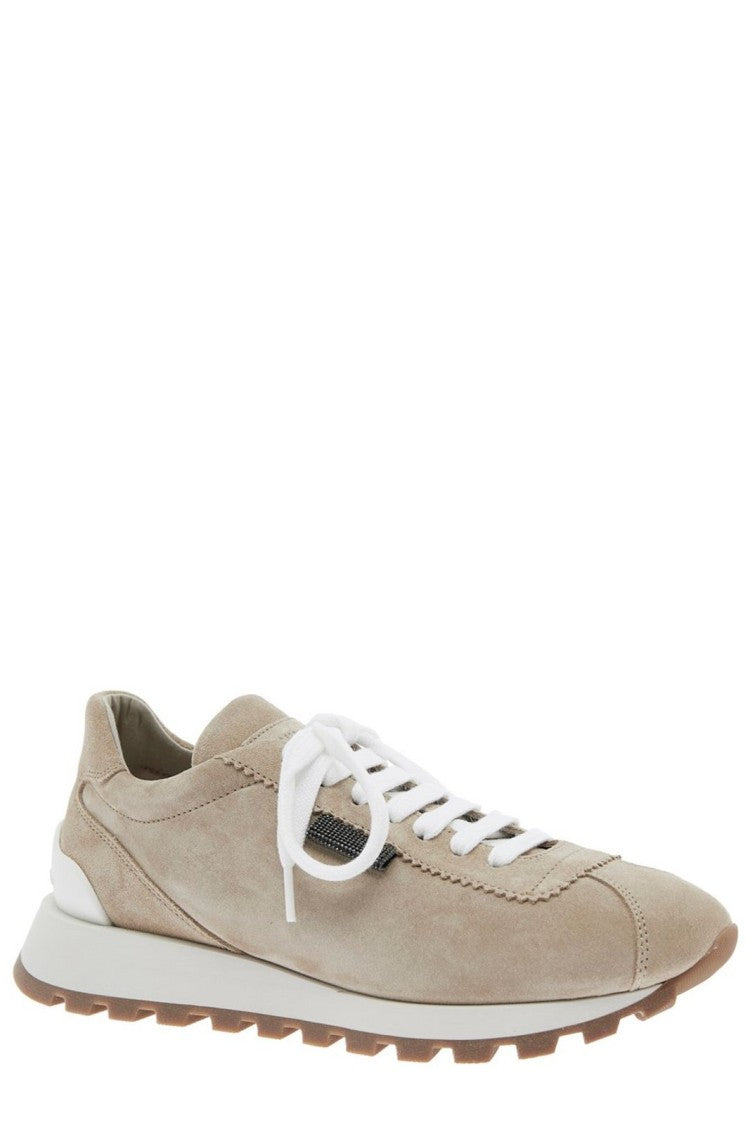 Brunello Cucinelli Soft Suede Low-Profile Sneakers