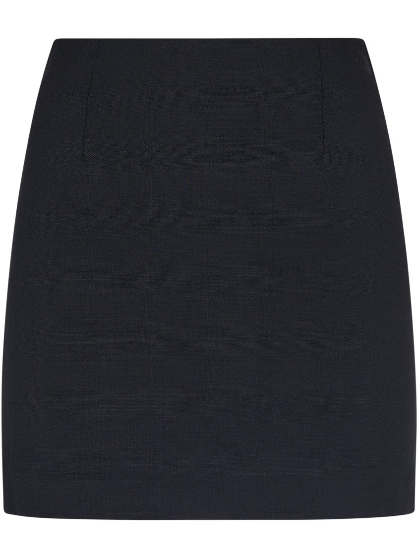 Tagliatore Fitted Black Skirt