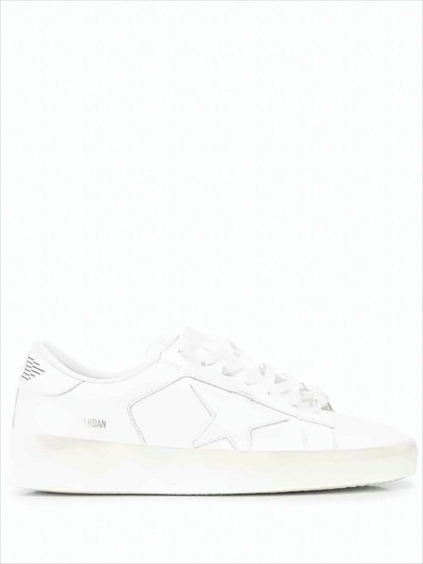 Golden Goose Low-Top Sneakers With Star Panel And Vintage Detailing