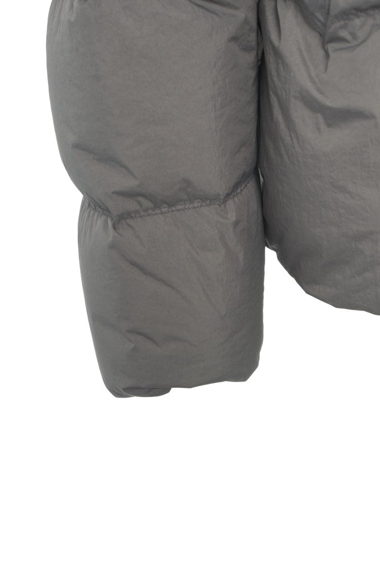 Stone Island Quilted Down Jacket With High Collar
