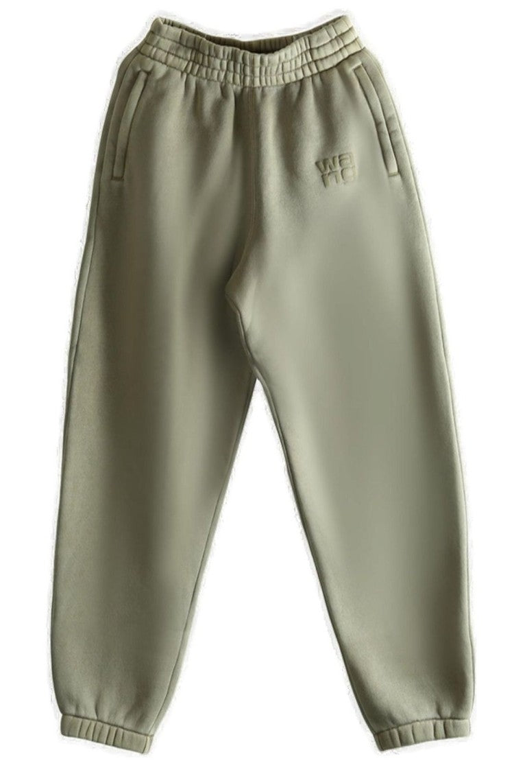Alexander Wang Relaxed Fit Terry Classic Sweatpants With Puff Paint Logo