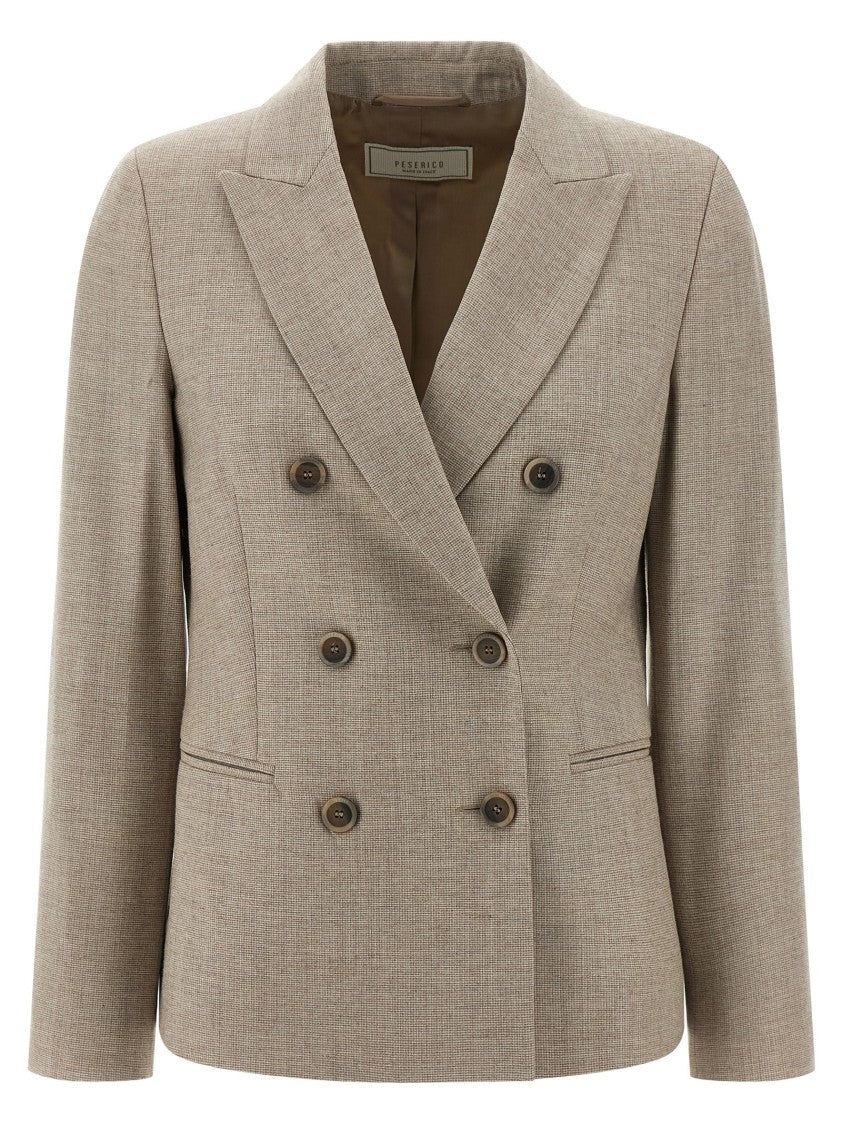 Peserico Double-Breasted Blazer