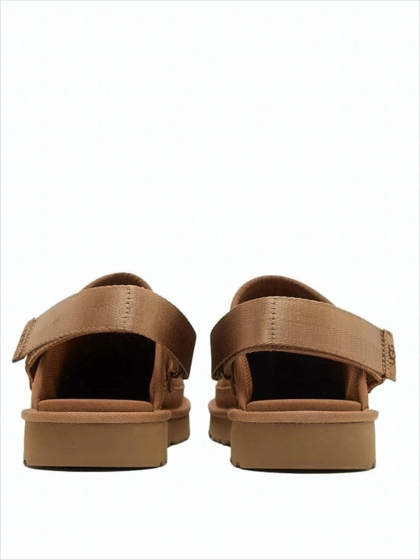 Ugg Suede Slip-On Mules With Adjustable Back Strap