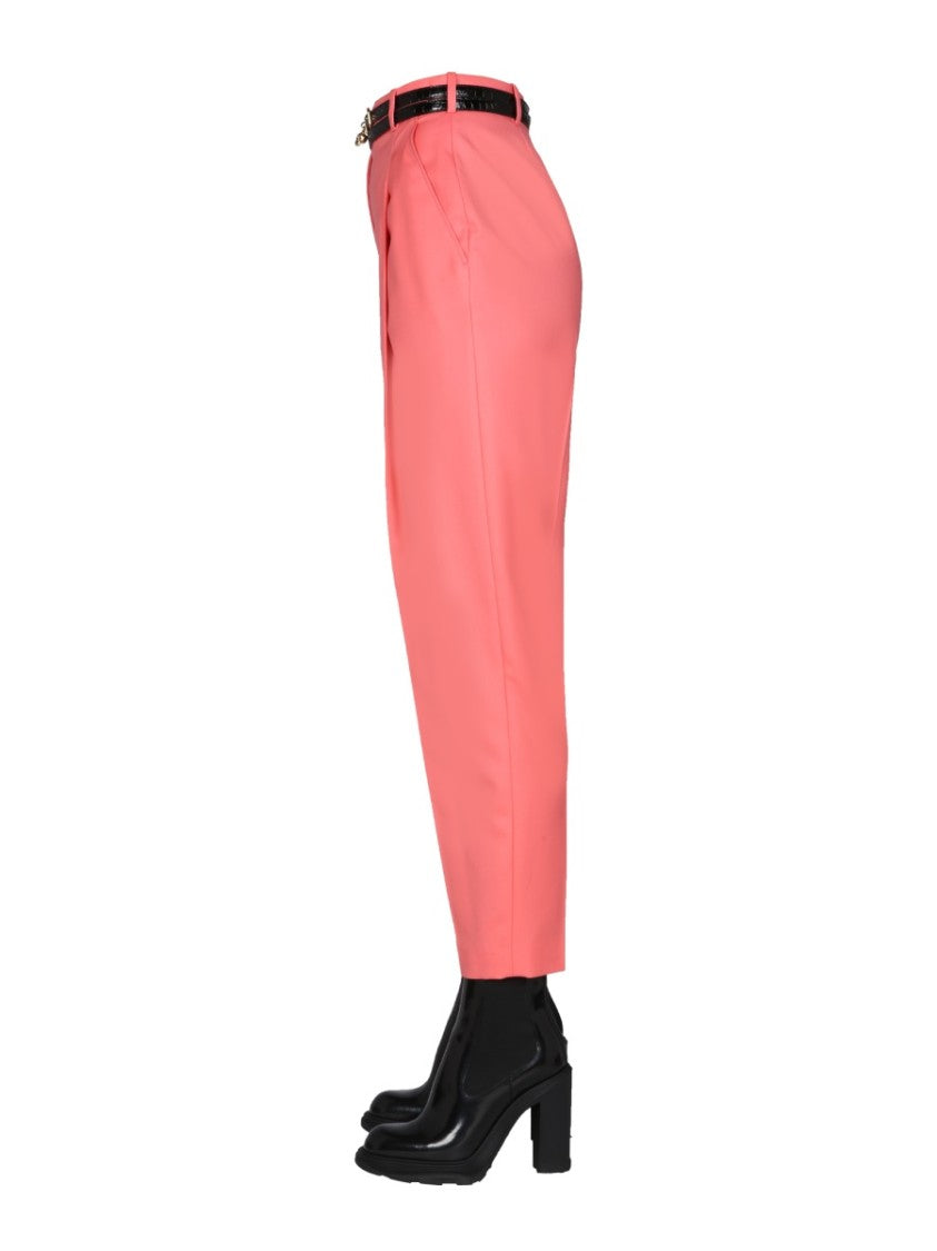Alexander Mcqueen High-Waisted Peg Leg Pants