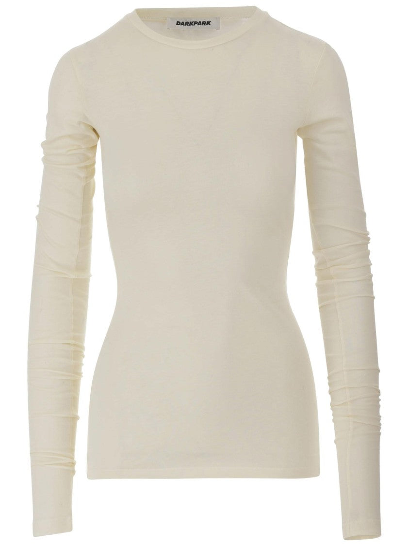 Darkpark Fitted Cotton Sweater With Crew Neck