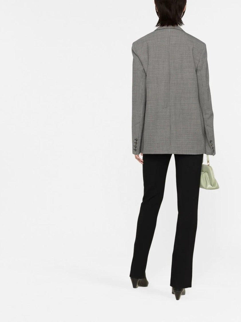 Nanushka Puppytooth Oversized Blazer