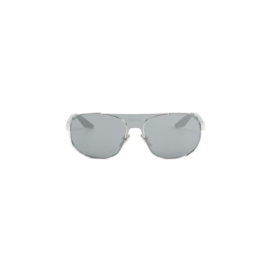 Prada Linea Rossa Black Acetate And Metal Sunglasses