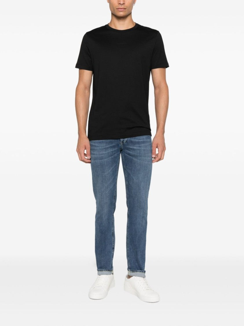 Dondup Classic Straight-Leg Denim Jeans With Five-Pocket Design