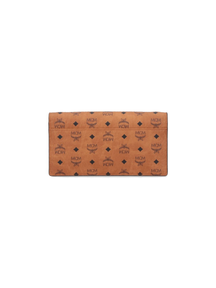 Mcm Large Wallet With Adjustable Shoulder Strap
