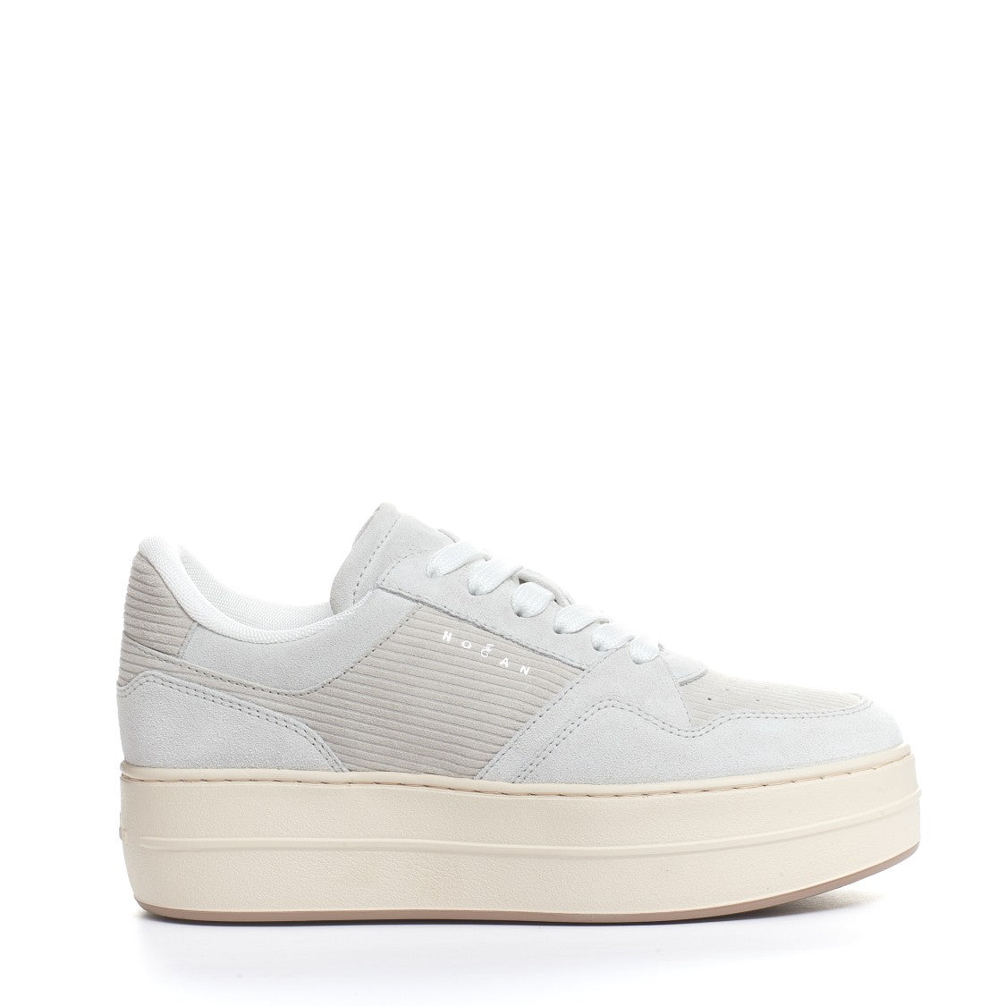 Hogan Skysraper Suede Grey Print Velvet
