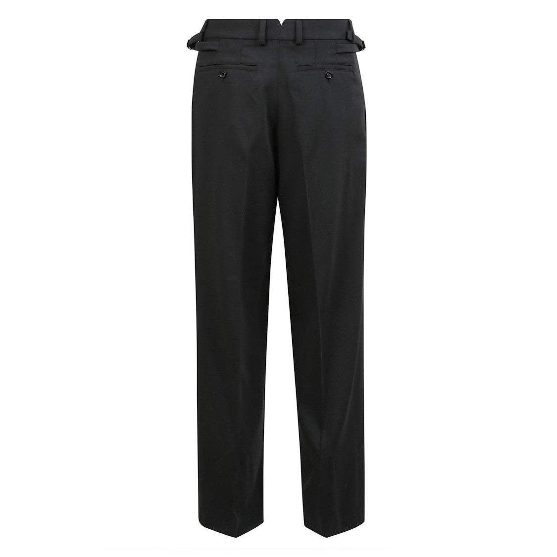 Ami Tailored Wool Slacks With Straight Leg Silhouette