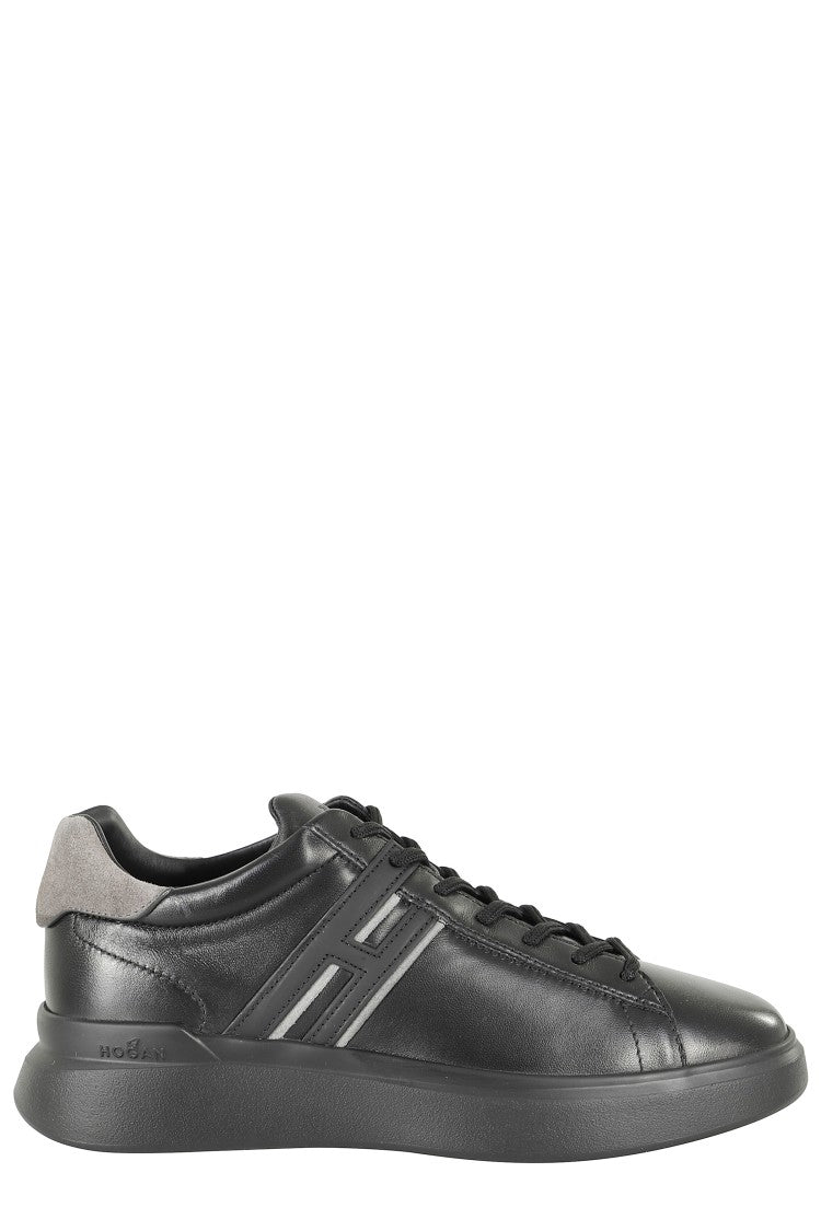 Hogan Leather Upper Sneakers With Suede Inserts And Memory Foam Sole