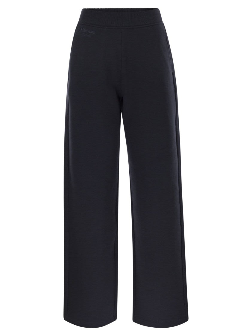 Max Mara Pompeo - Cotton Trousers With Logo