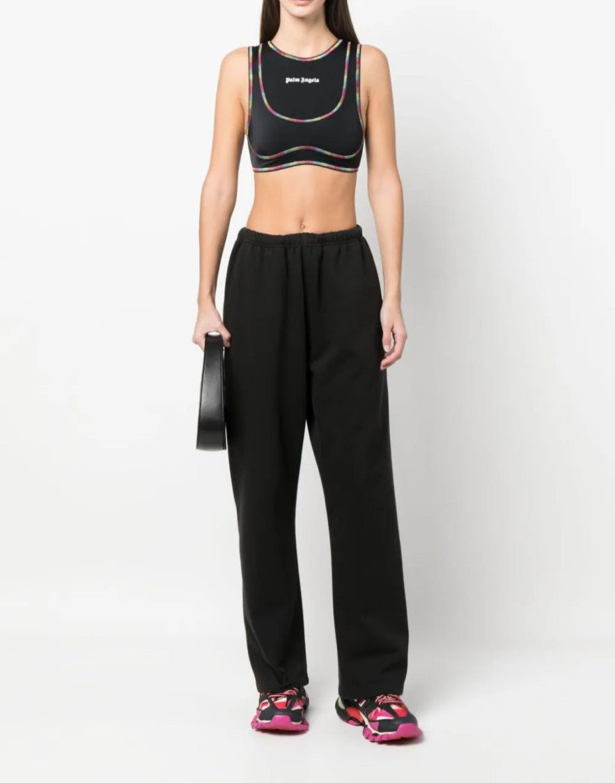 Palm Angels Rainbow Miami Logo Training Top