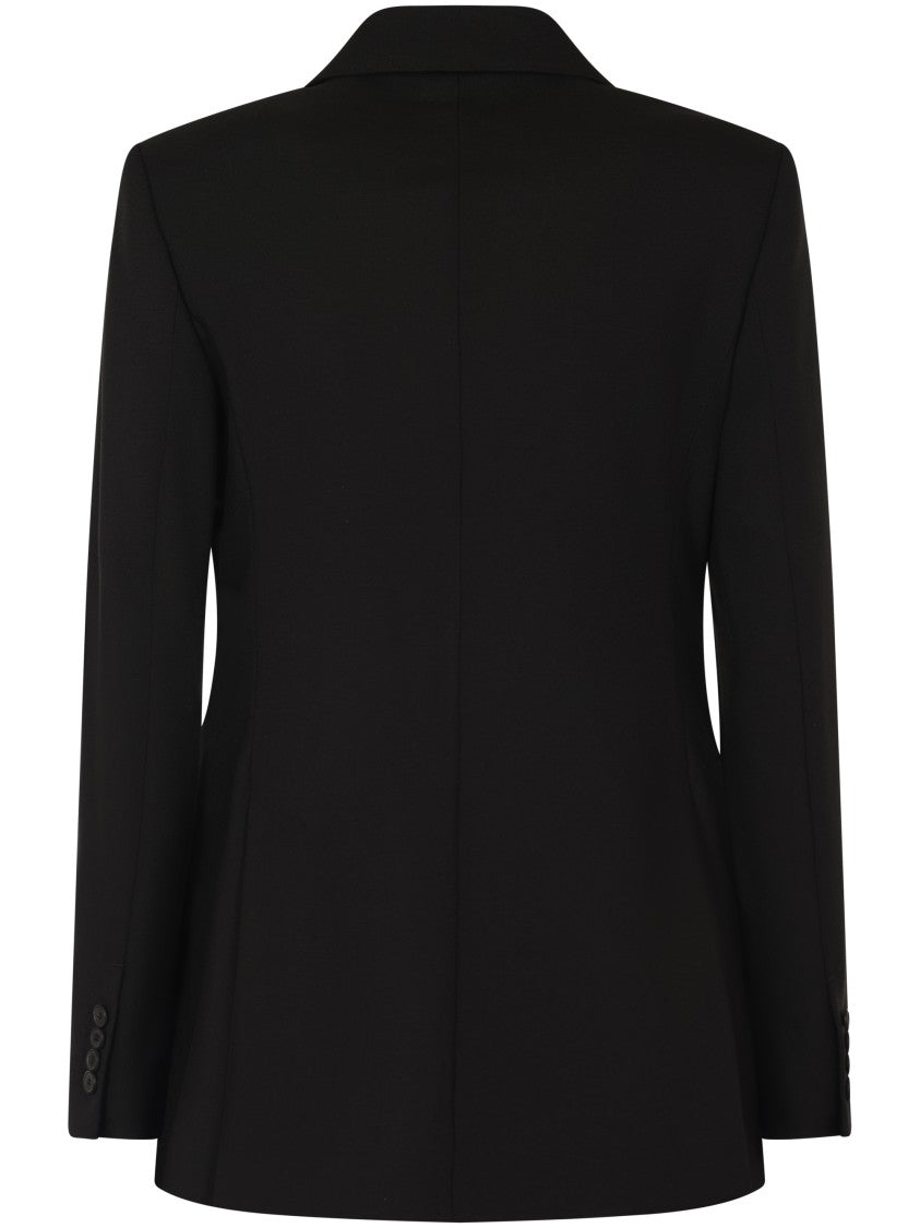 Max Mara Tailored Black Jacket With Double-Breasted Design