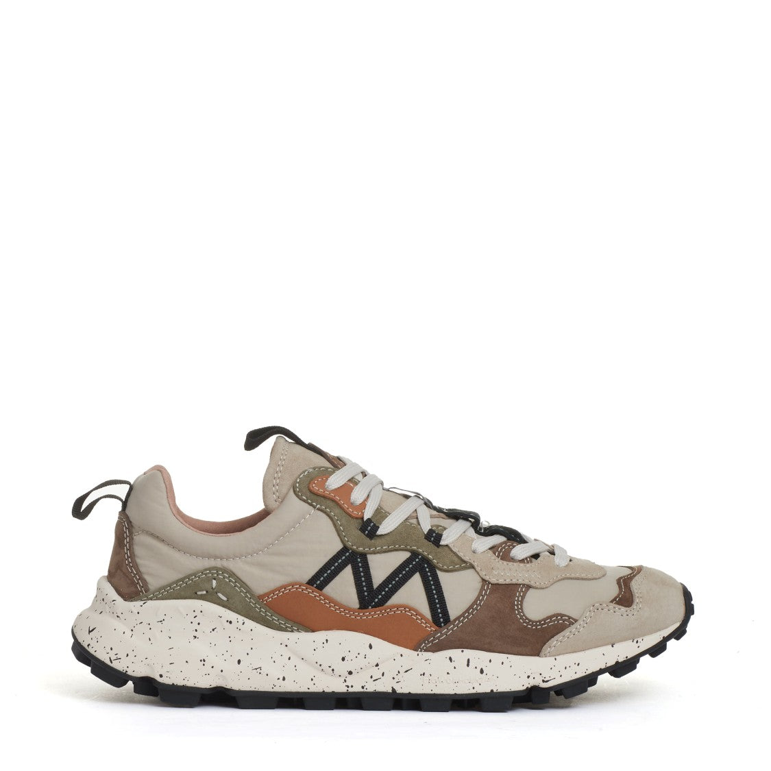Flower Mountain Sand/Brown Leather Sneakers