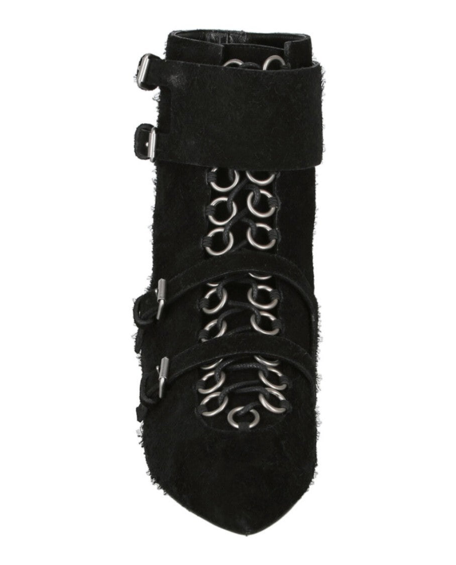 Saint Laurent Blaze Suede Ankle Boots