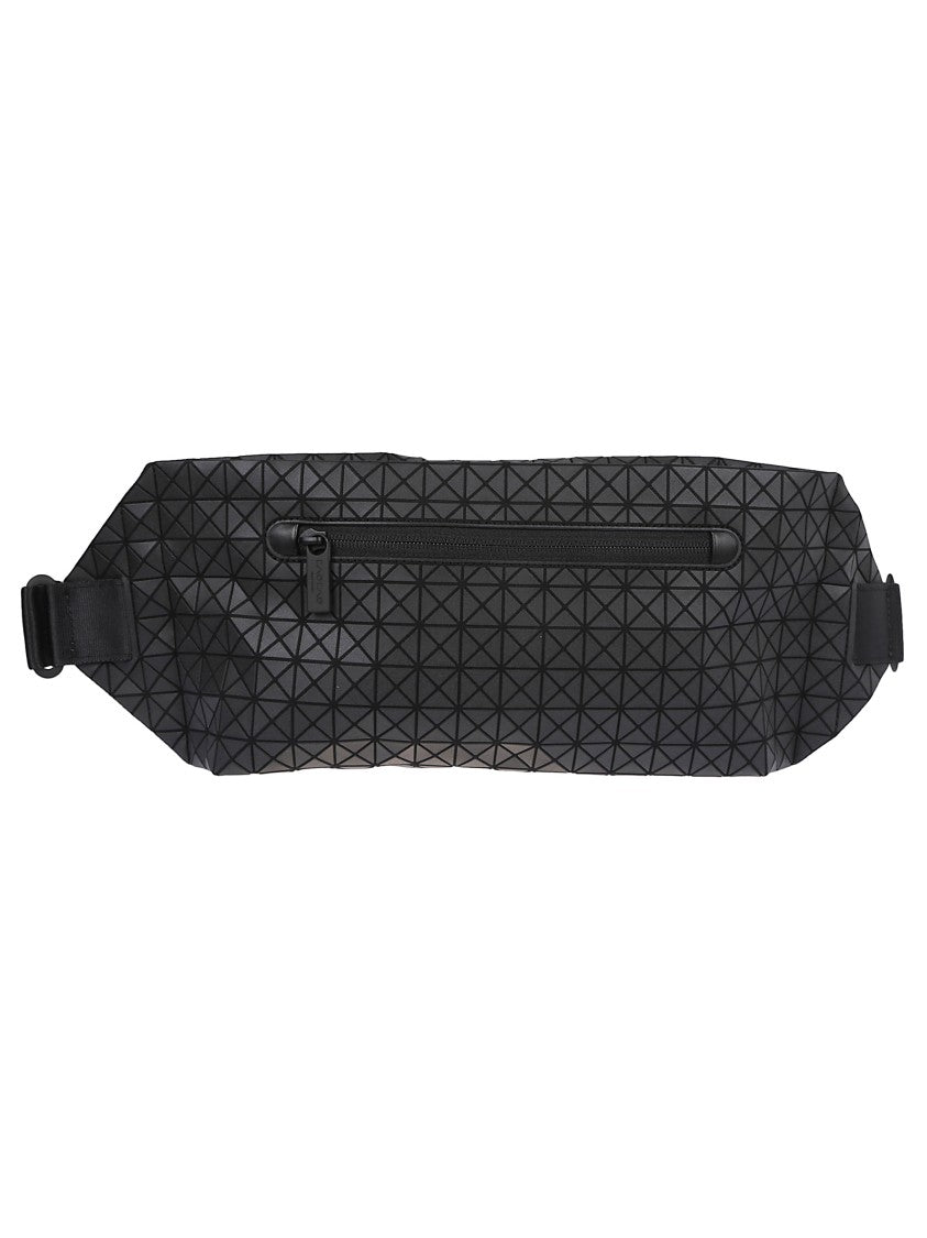 Bao Bao Issey Miyake Geometric Design Leather Shoulder Bag With Textured Surface