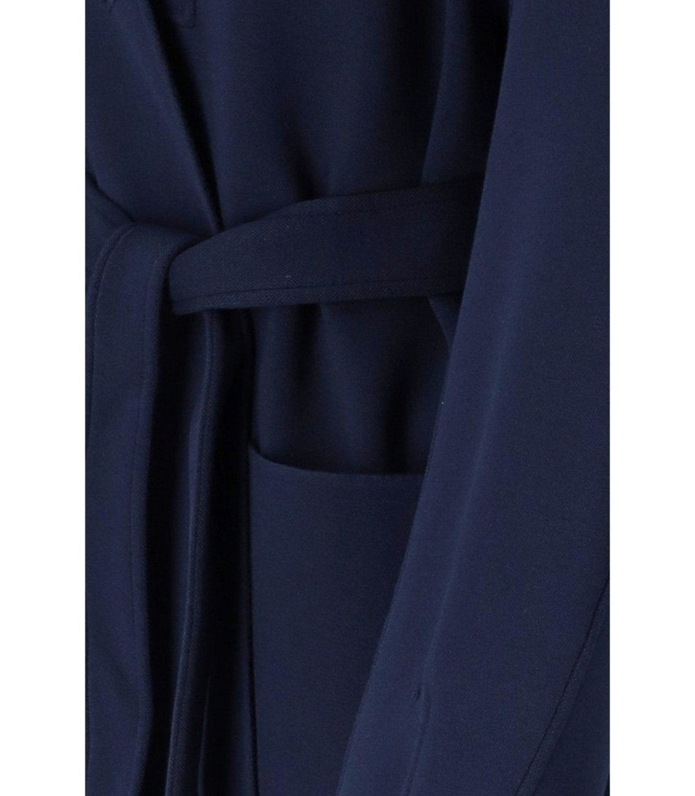 Max Mara Diletta Blue Belted Coat