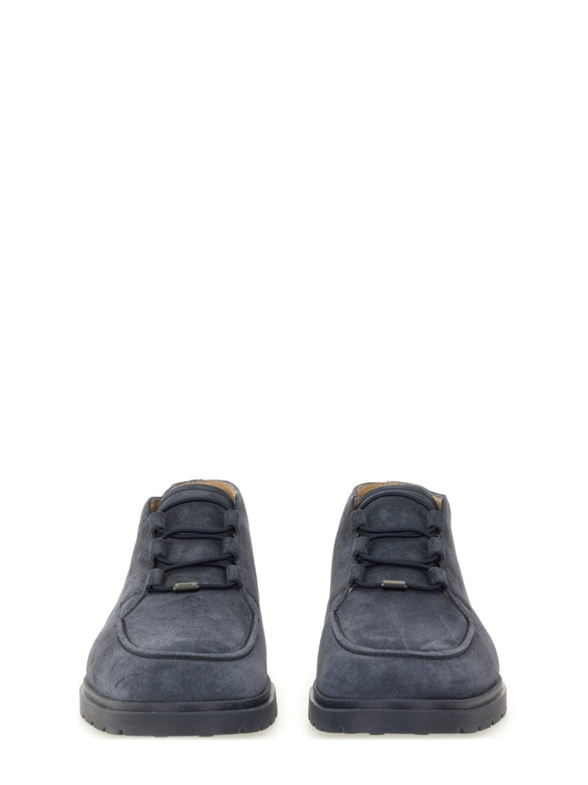 Tod's Sleek Blue Suede Loafer