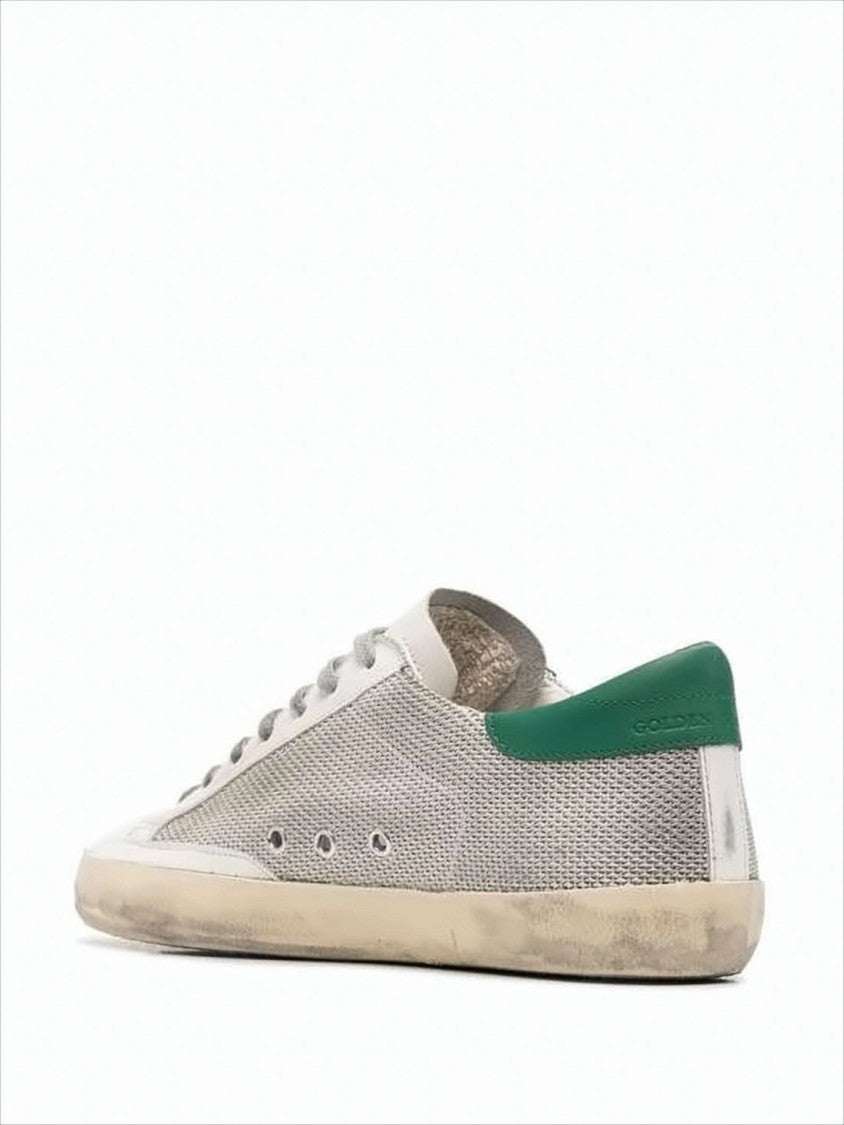 Golden Goose Low-Top Sneakers With Distressed Finish And Contrast Accents