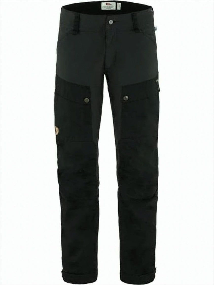 Fjallraven Kanken Two-Tone Straight Pants With Reinforced Panels And Functional Pockets